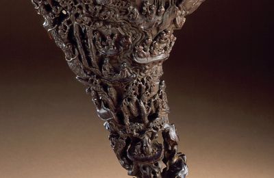 Cup (Guang) with Figures in a Landscape, Kangxi period (1662-1722)