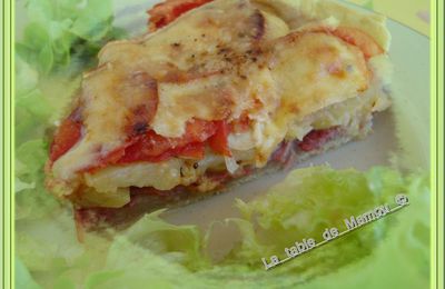 Tarte-raclette