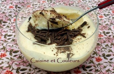 Riz au lait au crémeux de poires Williams