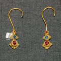 Gem-set gold earrings, Ming dynasty, 16th Century