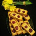 Financiers framboise