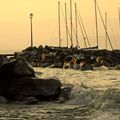 Coucher de soleil sur le lac Léman