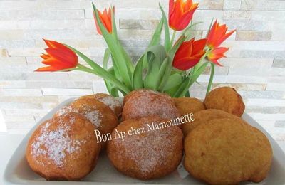 Beignets façon Mamounette, farine et polenta à la pomme du verger, Bon Mardi Gras