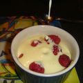 CREME ANGLAISE AUX FRAMBOISES