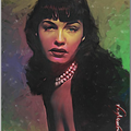 Bettie Page par Edward Vela