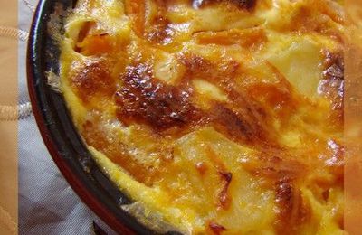 GRATIN DE CITROUILLE ET DE POMMES DE TERRE