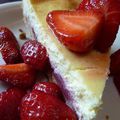 Cheesecake &agrave; la fraise