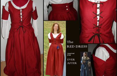 Robe de paysanne, rouge - nouvelles photos