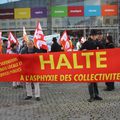 Jd- manifestation des élues et élus communistes et républicains