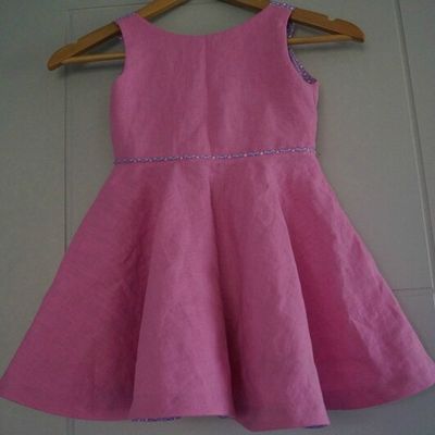 Robe papaye d'anniversaire