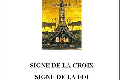 SIGNE de la CROIX. Présentation de la retraite et table des matières de la transcription, fichiers à télécharger