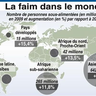 la faim dans le monde