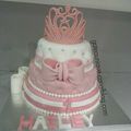 gateau princesse pour les 1 an de la petite haïley