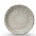 A Ge-type barbed-rim dish, Ming dynasty, 15th century