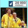 Vingt mille visiteurs