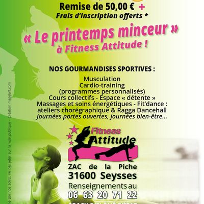 Printemps du fitness chez Fitness Attitude à Seysses