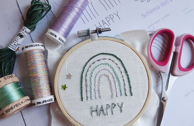 Mini-défi broderie: les trois motifs