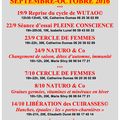 ECHO LECQUOIS 58bis : LES DATES D'ATELIERS DE SEPTEMBRE ET OCTOBRE