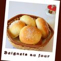 Petites brioches façon beignets (cuisson au four)