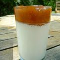 PANNA COTTA MASCARPONE ET COMPOTEE D ABRICOTS