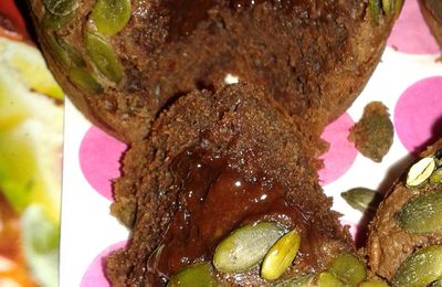 Moelleux au chocolat et graines de courges