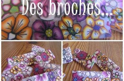 Des broches...