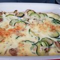 Clafoutis aux courgettes