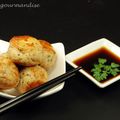 Boulettes de poulet à la coriandre et au cheddar( ou à la mimolette )