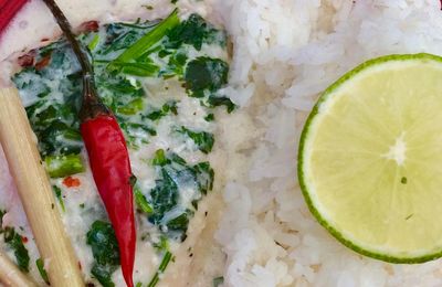 Filets de cabillaud à la sauce Thaï - poisson
