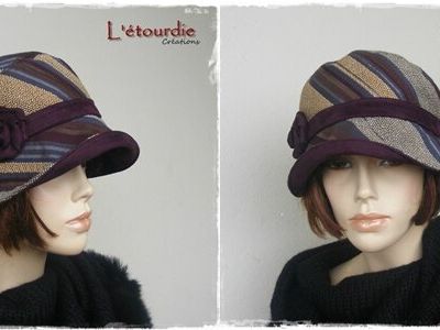 Chapeaux d'hiver, modèles "Gabrielle" et "Cloche à boucle"