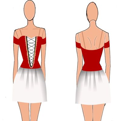 Tunique de concours "tarentelle"