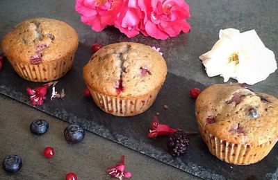 MUFFINS AUX FRUITS ROUGES