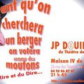 JP DOUILLON au FESTIVAL D'AVIGNON
