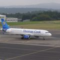 Aéroport Tarbes-Lourdes-Pyrénées: Thomas Cook Airlines: Airbus A320-212: OO-TCK: MSN 343. 