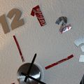 DIY déco style urbain - Horloge originale pour chambre d'adolescent