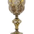 A Swiss Akelei vermeil cup, Sitten-Sion, c. 2nd quarter of 17th century