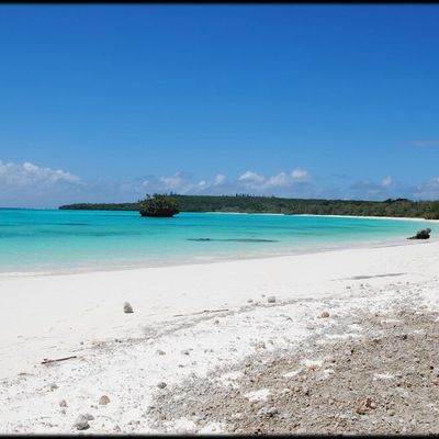 La plage de Luengoni ou le sable est si fin qu'on