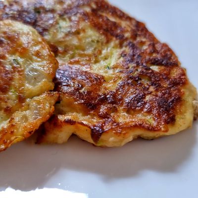 Crêpes de courgettes soufflées 