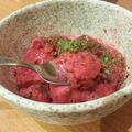 DECOUVERTE GLACEE - SORBET YAOURT FRAMBOISES