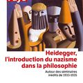 Heidegger, l’introduction du nazisme dans la philosophie d’Emmanuel Faye 