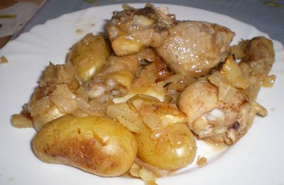Pilon de poulet au citron épicé et petites pommes de terre