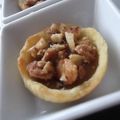 Tartelettes au caramel et amandes caramelisées