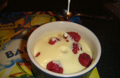 CREME ANGLAISE AUX FRAMBOISES