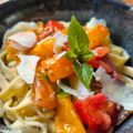 Pâtes fraîches aux tomates