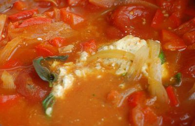 Potage tomates et herbes méditerranéennes