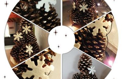 TUTO DECO NATURE pour NOEL - Faire un sapin avec des pommes de pin