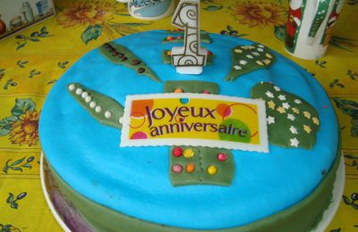 Mise aux fourneaux pour l'anniversaire de mon Loulou ...