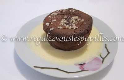 Fondant au chocolat coeur coulant surprise