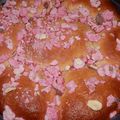 Brioche au lait & aux pralines roses faite avec un Tangzhong