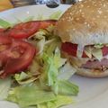 Burger au jambon 